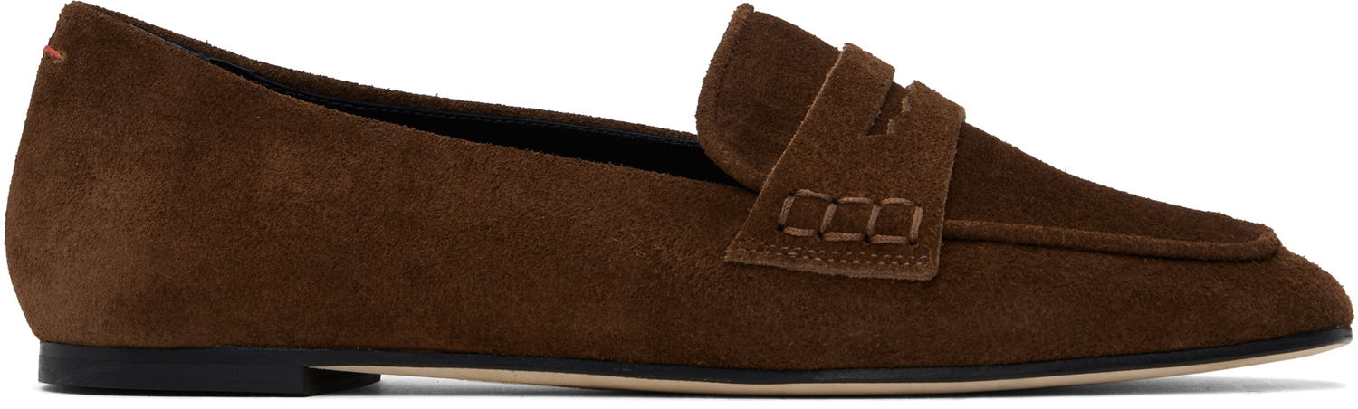 Облекло Aeyde Aeyde Alfie Suede Loafers Кафяво | A11-FL-GGRS08FL1-SS24-990-022, 0