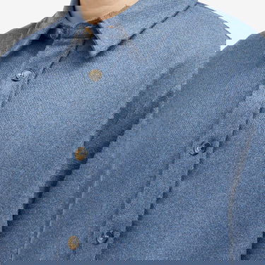 Риза A.P.C. Blue Marl Wool Overshirt Синьо | WVBCV-H02884-PIC, 5
