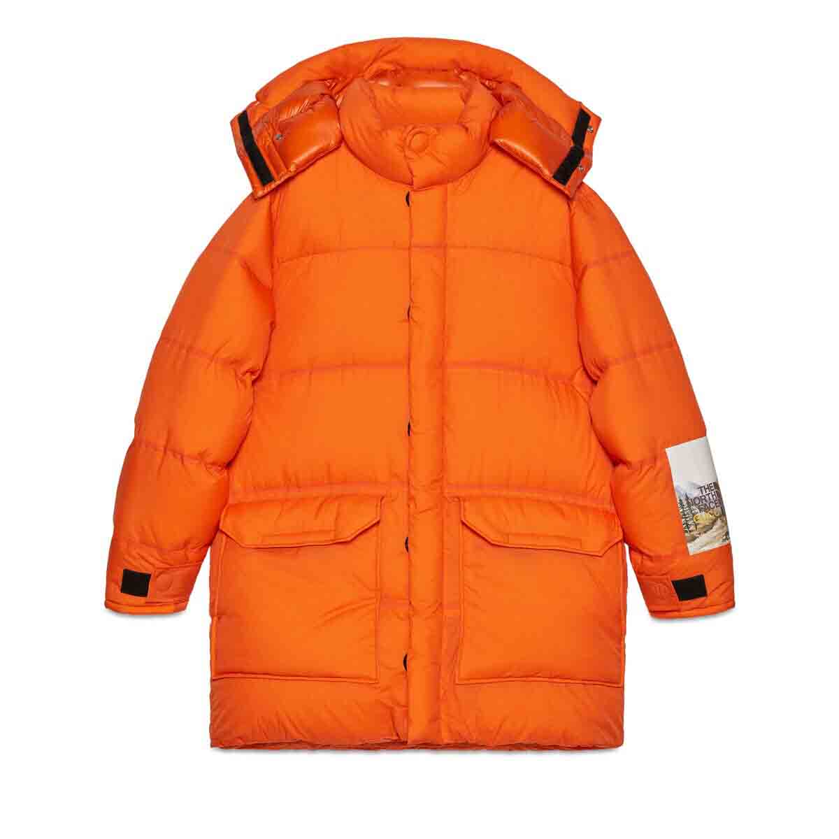 Пухо яке Gucci The North Face x Down Jacket Orange Оранжево
 | 663751 XLWF0 6677, 0