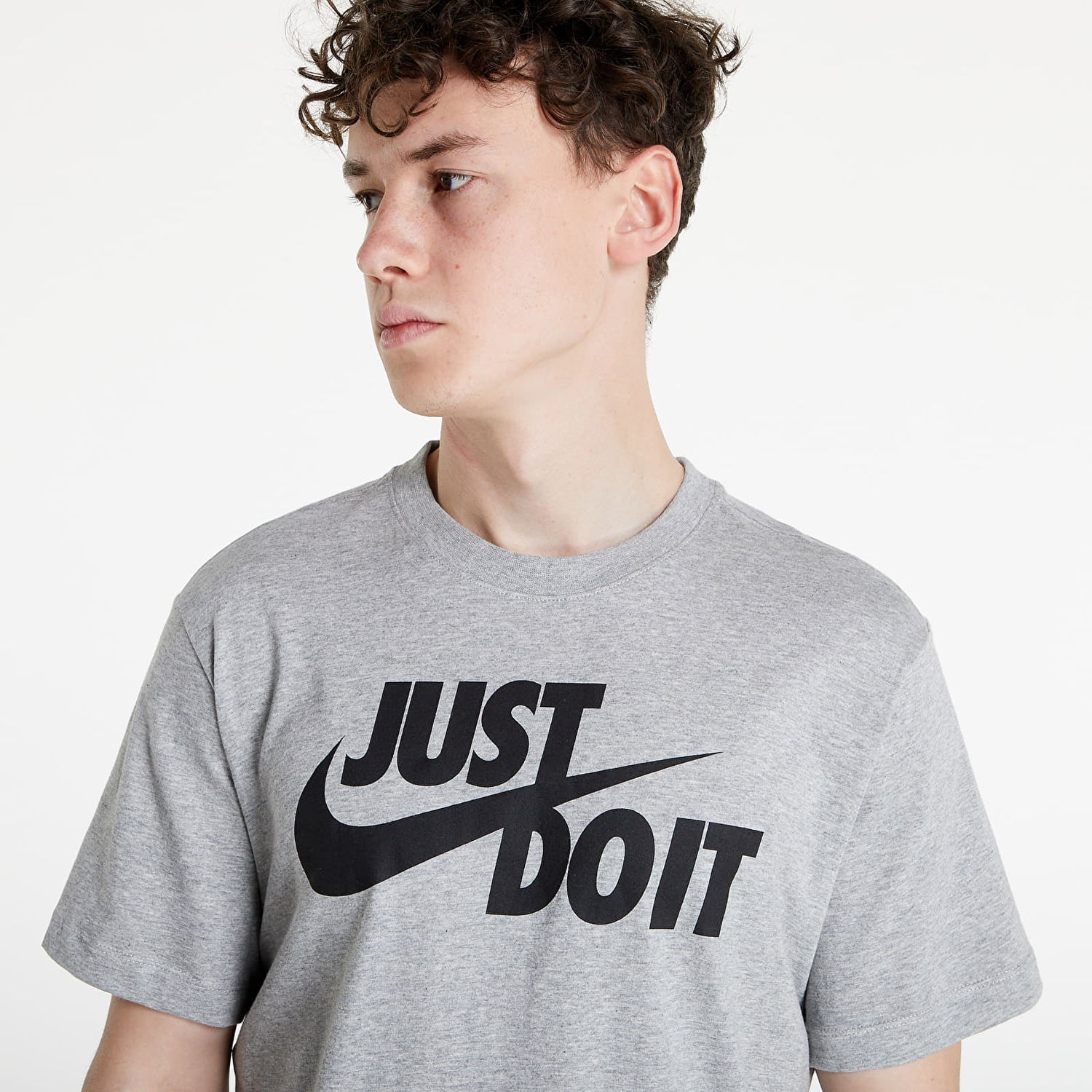 Тениска Nike Sportswear Just Do It Swoosh Tee Сиво | AR5006-063, 1