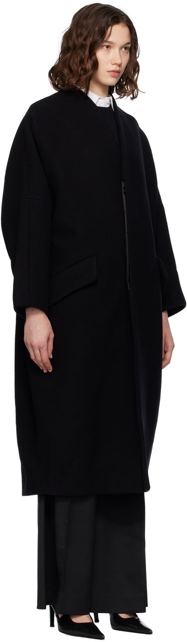 Палта Maison Margiela MM6 Maison Margiela Wool Felt Overcoat Черно | S52AA0192 M35469, 1