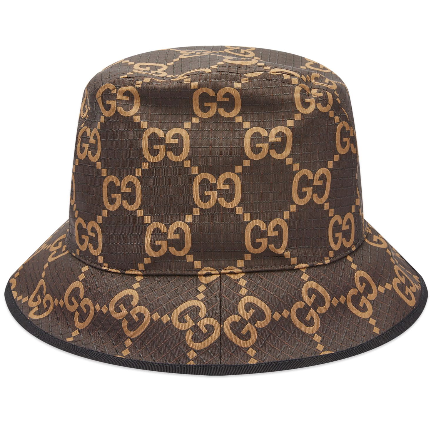 Шапка Gucci GG Ripstop Bucket Hat Бежово | 768378-4HA5N-8660, 0