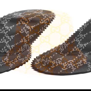 Шапка Gucci GG Ripstop Bucket Hat Бежово | 768378-4HA5N-8660, 0