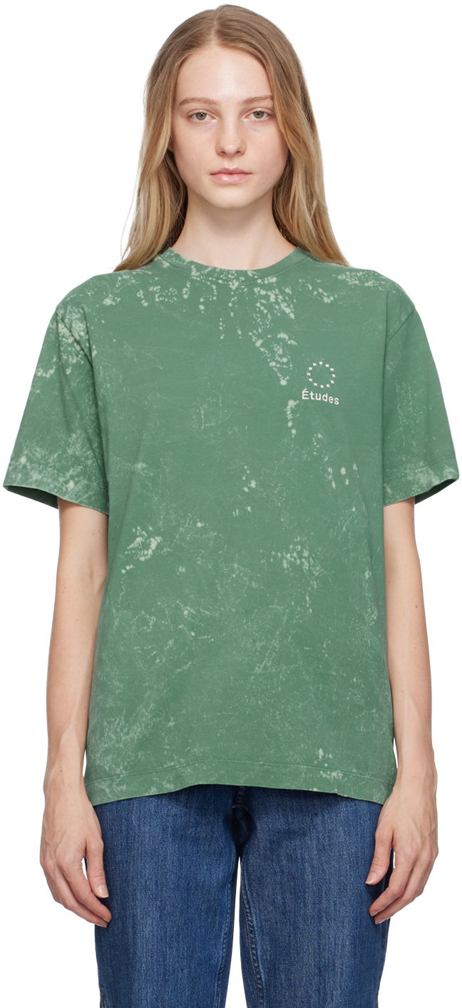 Тениска Études Wonder Oversized T-Shirt Зелено | H23MM103A00842, 0