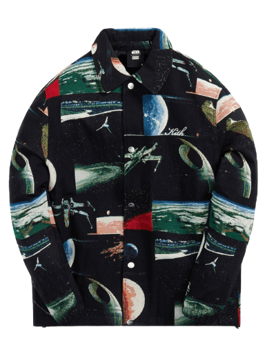 Яке KITH For Star Wars Planets Coaches Jacket Черно | KHM010068 001