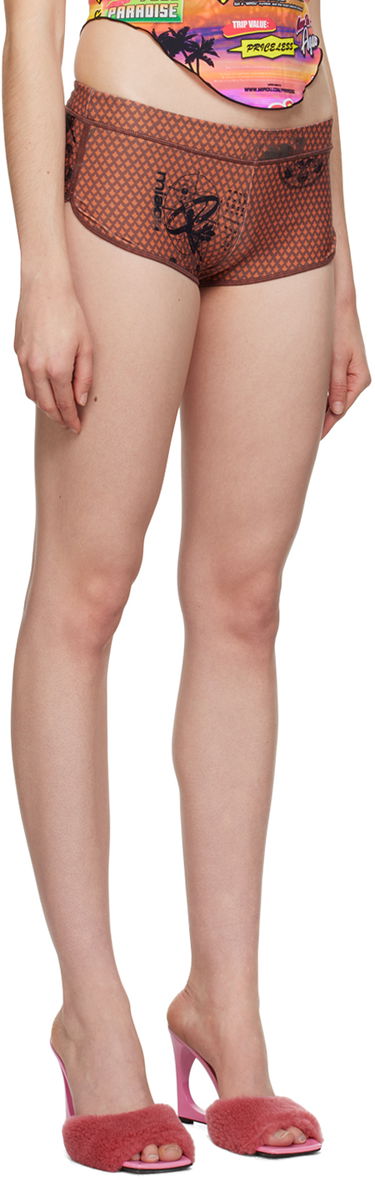 гащички Miaou Miaou Frankie Shorts Кафяво | 2023SWATL, 1