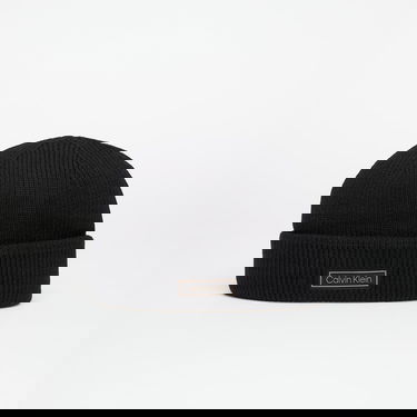 Шапка CALVIN KLEIN Calvin Klein Patch Chunky Rib Beanie Черно | LV04D8058G UB1, 0