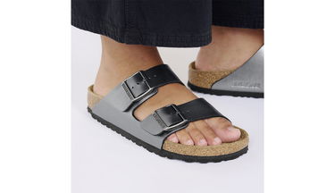 Кецове и обувки Birkenstock Arizona Birko-Flor Regular fit Size 7 Металик | 1029233, 8