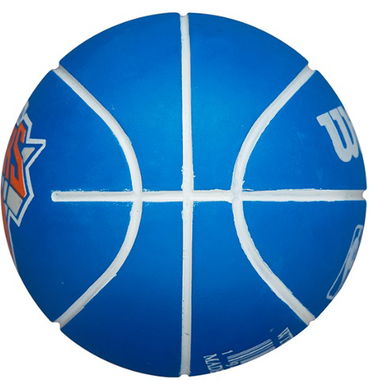 Спортна екипировка Wilson Tennis Dribble Basketball New York Knicks Синьо | wtb1100ny, 1