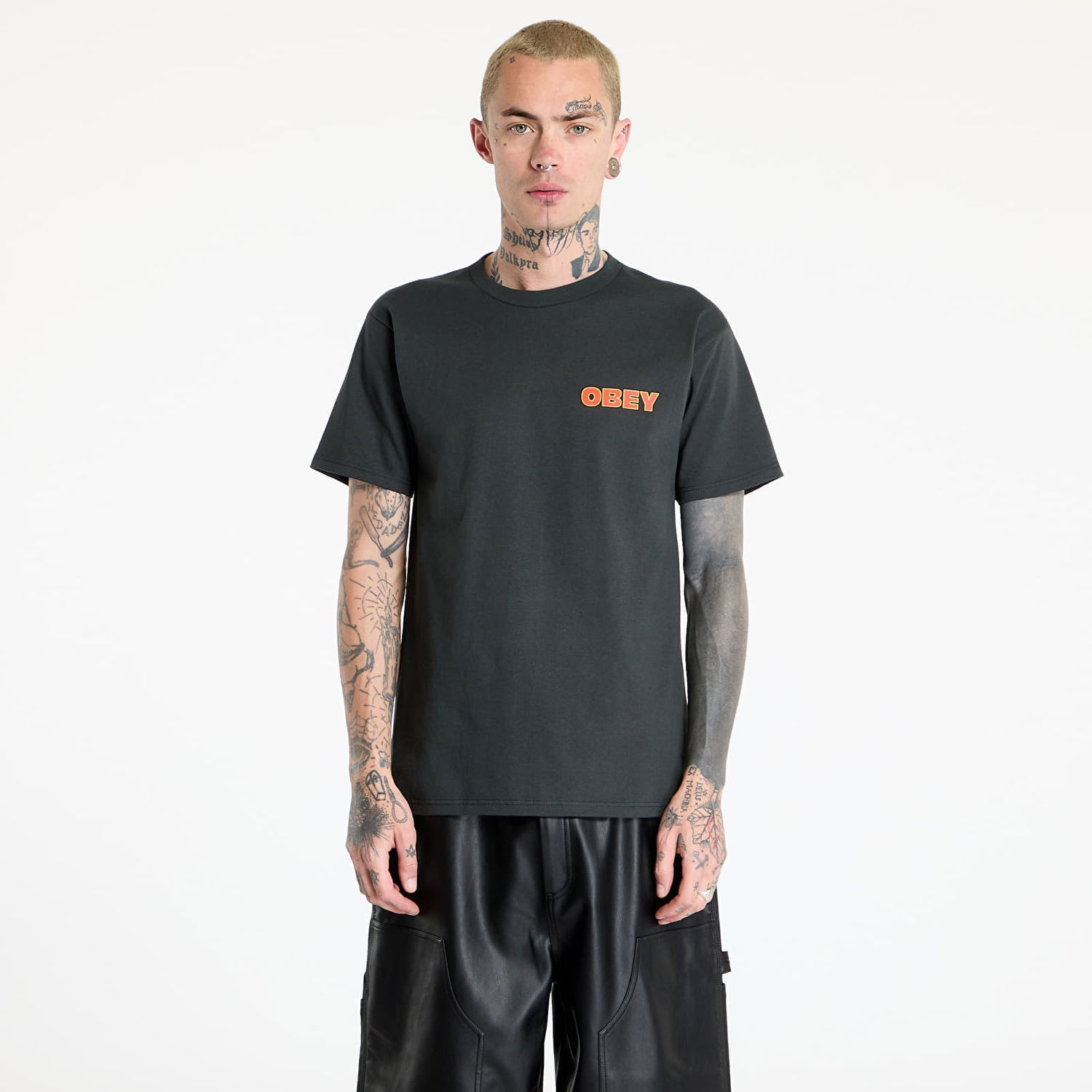 Тениска OBEY OBEY Star T-Shirt Черно | 165264118, 0