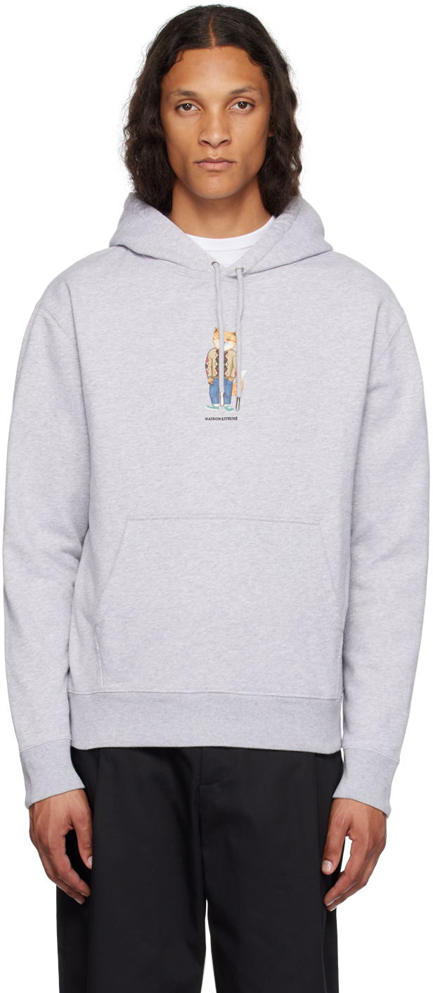 Суитчър MAISON KITSUNÉ Dressed Fox Hoodie Бяло | LM00304KM0001, 0