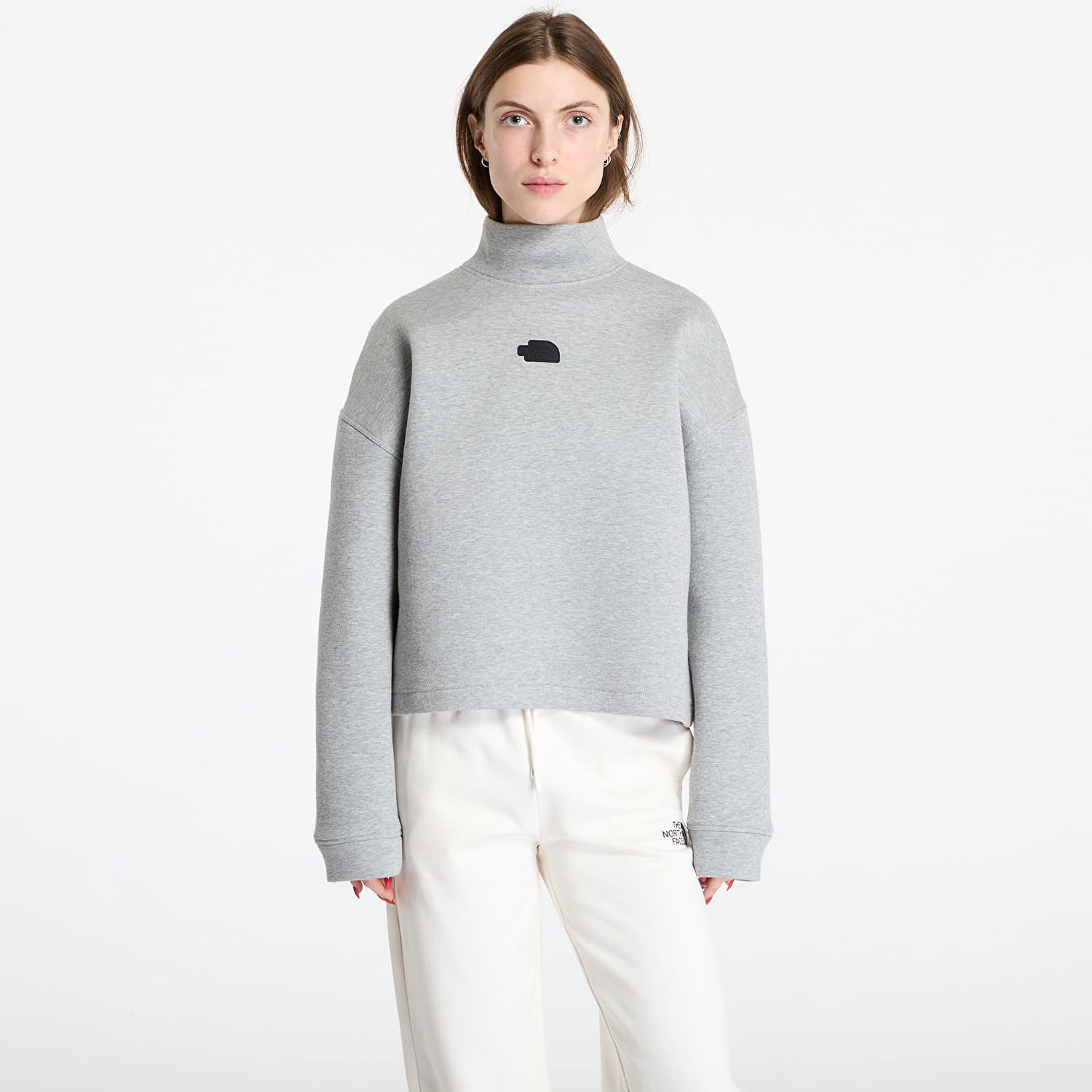 Суитчър The North Face Relaxed Fit Mock Neck Sweatshirt Сиво | NF0A89C1EC41, 0