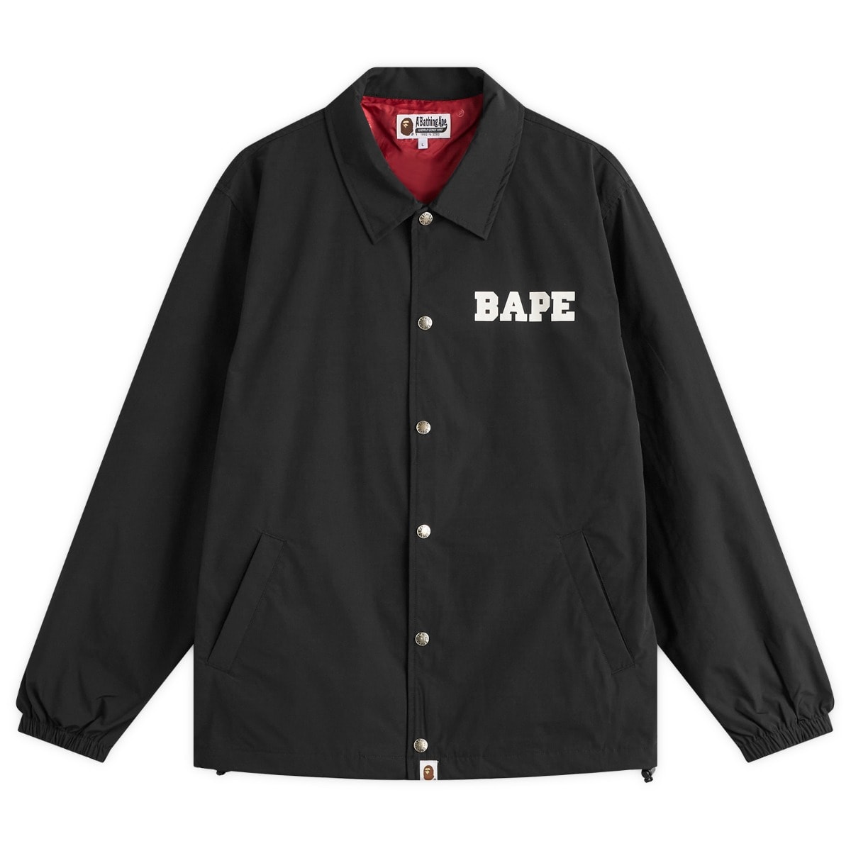 Яке BAPE A Bathing Ape College Coach Jacket Черно | 001LJL801008M-BLK, 0
