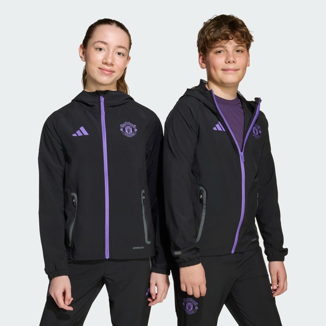 Панталони adidas Performance Manchester United Tiro 25 Competition Travel Pants Черно | JV5353, 0