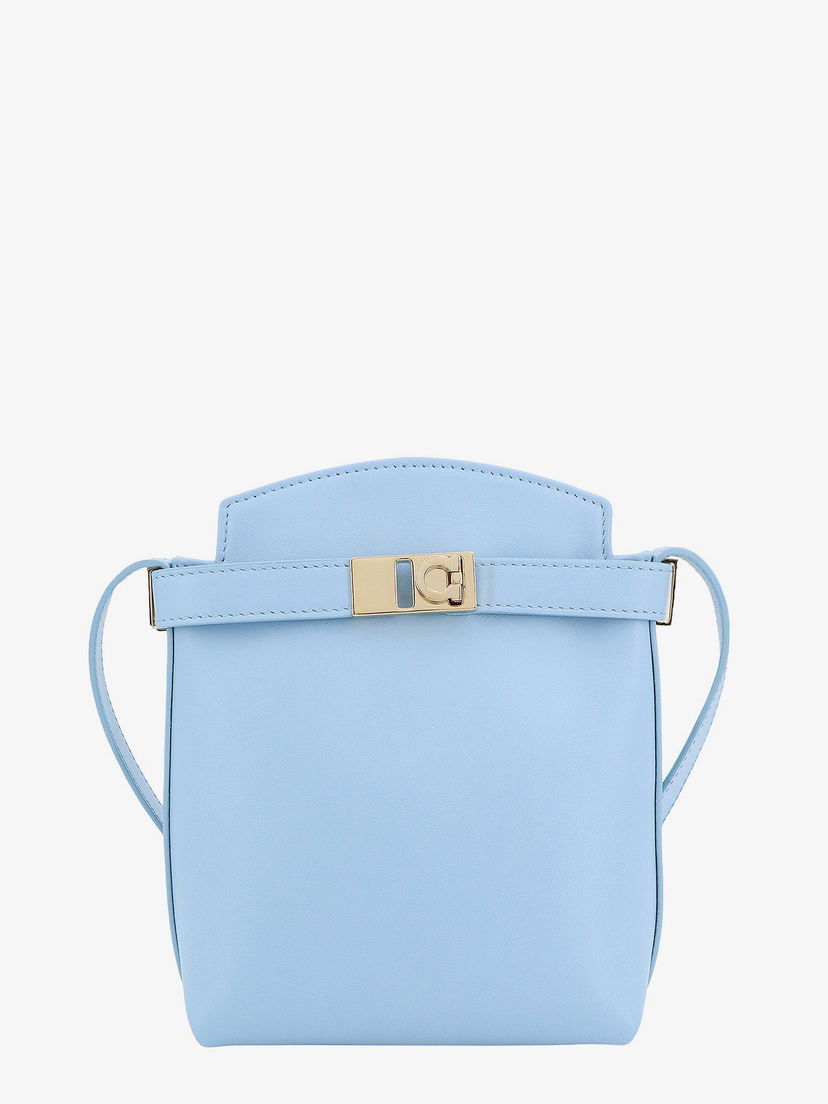 Дамска чанта FERRAGAMO Hug Bag Синьо | 220650775126SKY