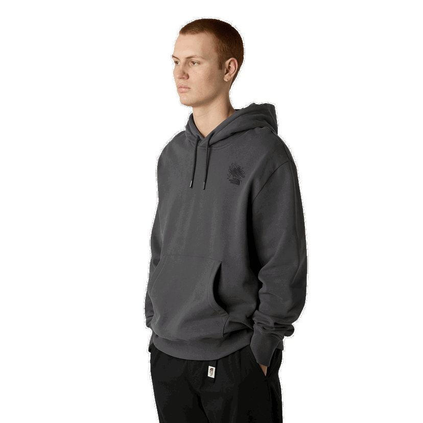 Суитчър The North Face Powder Days Relaxed Graphic Hoodie Сиво | NF0A8E4G0C51