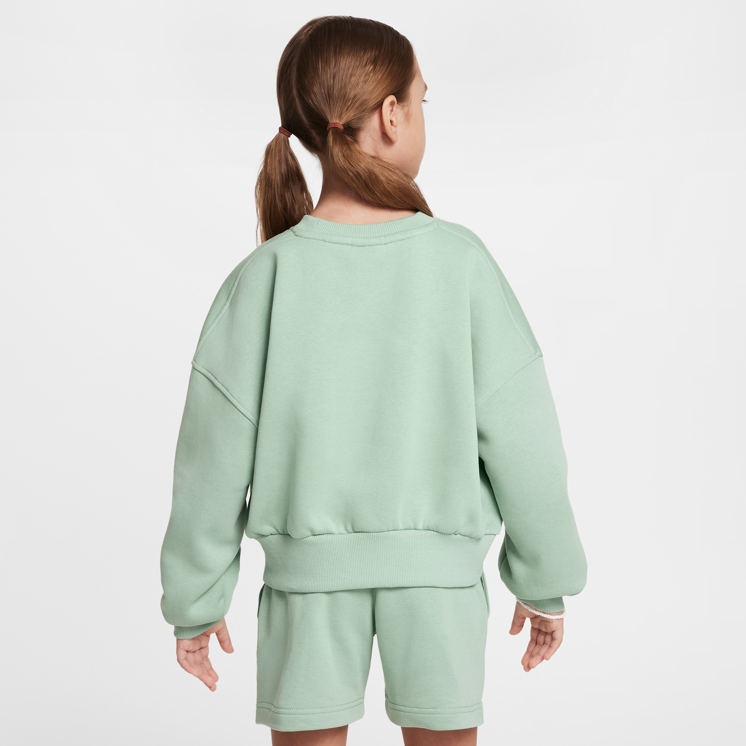 Суитчър Nike Nike Sportswear Club Fleece Crewneck Sweatshirt Зелено | FZ9244-037, 1