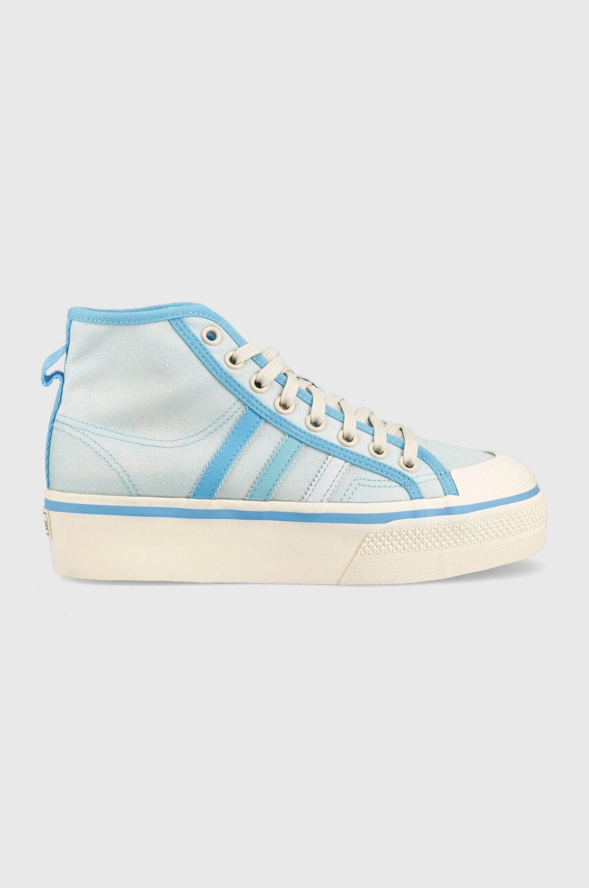 Кецове и обувки adidas Originals Nizza Platform Синьо | GX4604, 0