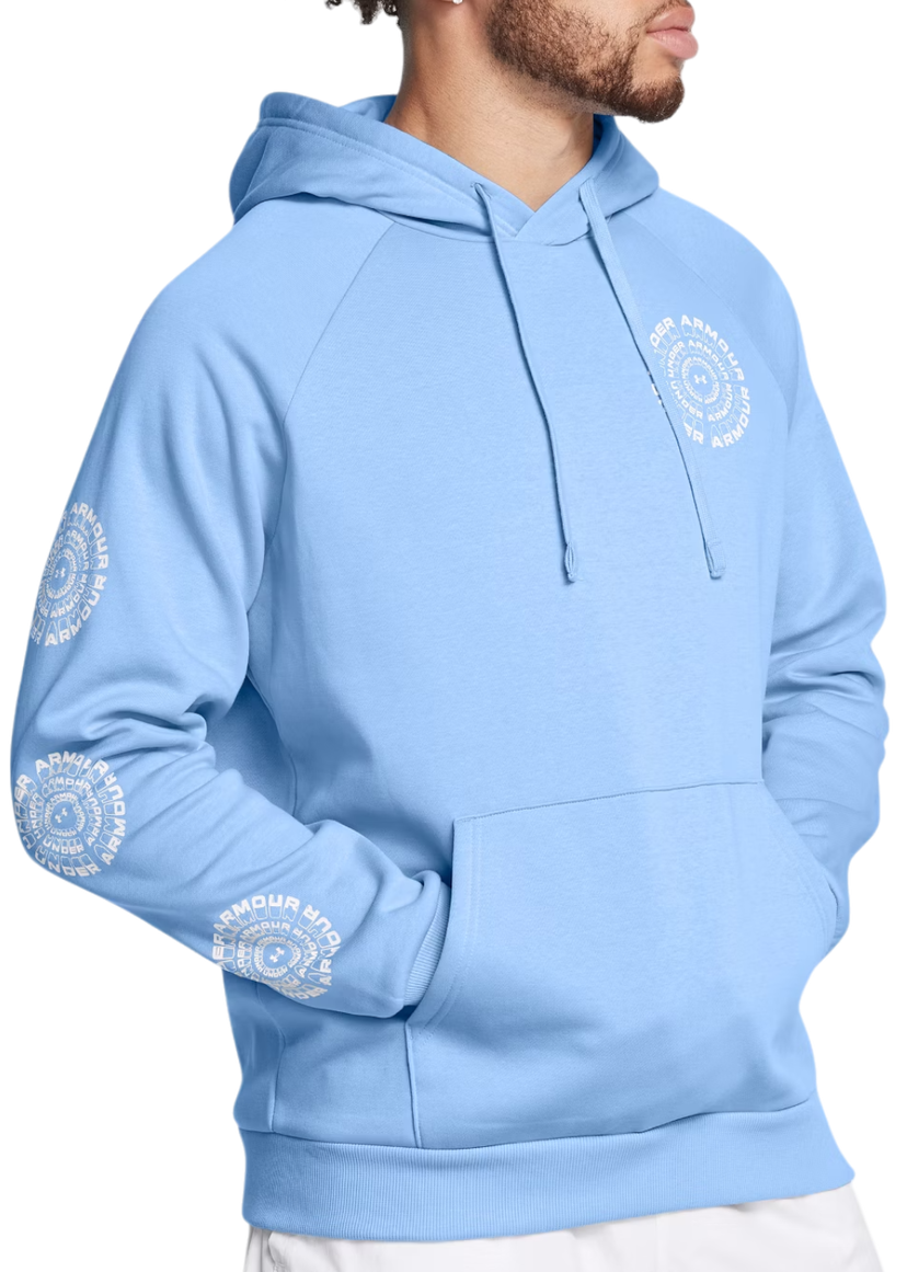 Суитчър Under Armour Rival Fleece Hoodie Синьо | 1386593-465