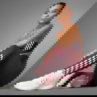 Клинове adidas Performance Hyperglam Full-Length Tights Червено | JE8821, 4