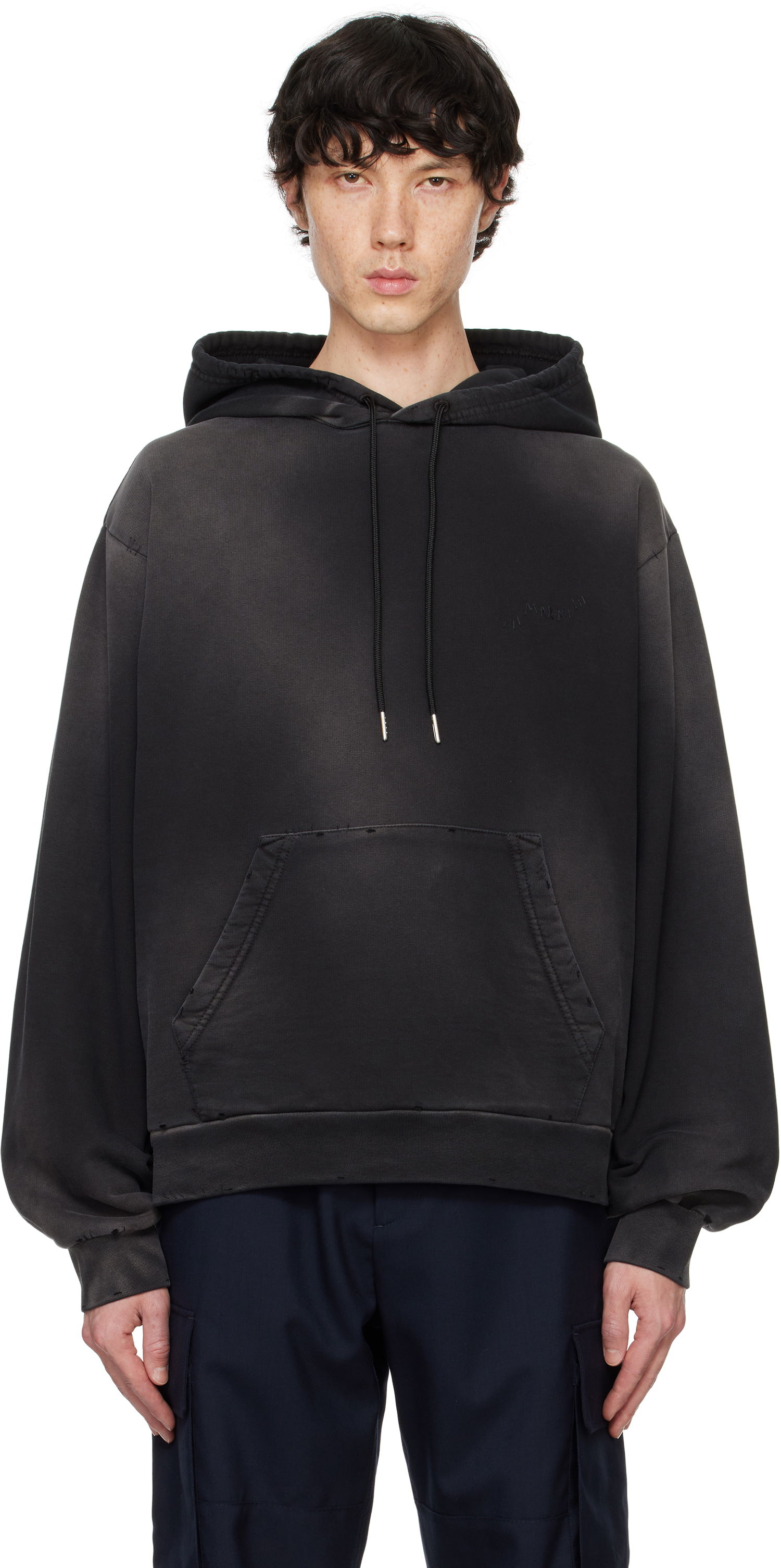 Суитчър Marni Mending Hoodie Черно | FUMU0073GS USCY09, 0
