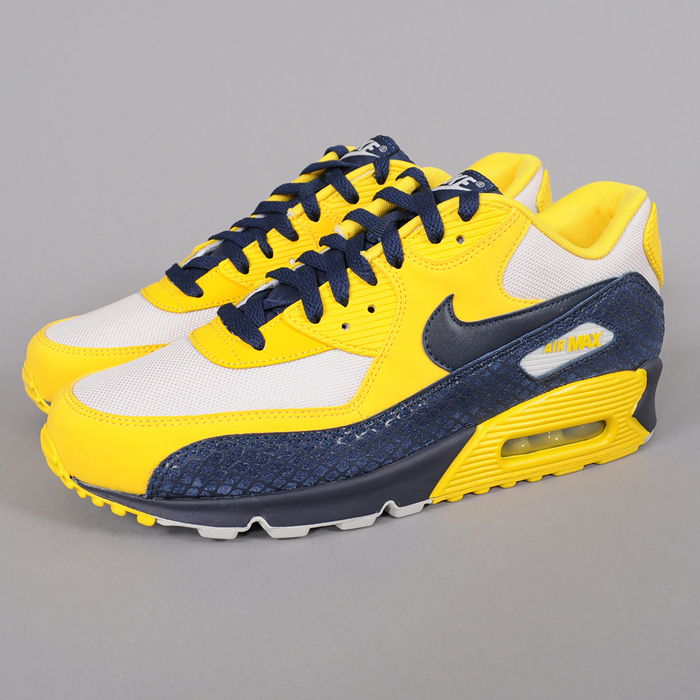 Кецове и обувки Nike Air Max 90 Premium "Snakeskin - Vivid Sulfur" Жълто | 333888 740, 1