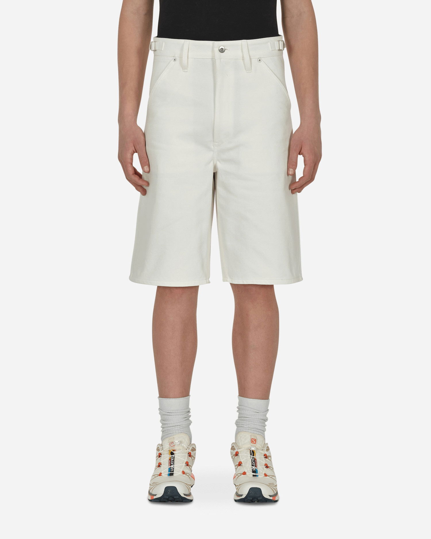 Къси панталони Jil Sander Denim Shorts Бяло | JPUU663168-MU246300 102, 0