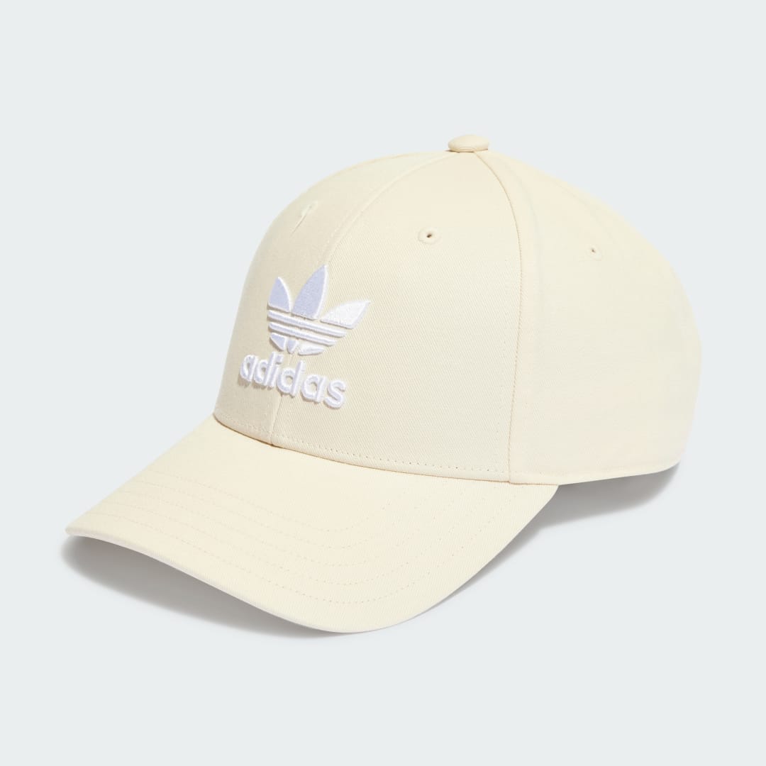 Шапка с козирка adidas Originals Trefoil Baseball Cap Бежово | IS4624, 1