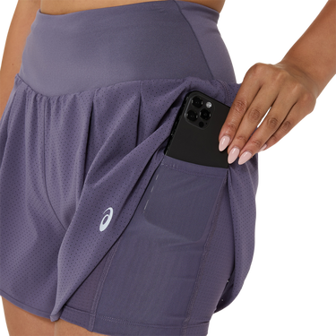 Къси панталони Asics Road 2-N-1 3.5" Shorts Лилаво | 2012c975-500, 3