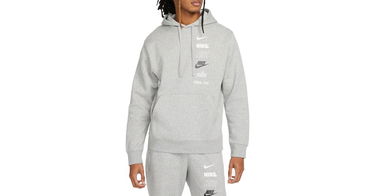 Суитчър Nike Hoodie Club Fleece Сиво | dx0783-063, 1