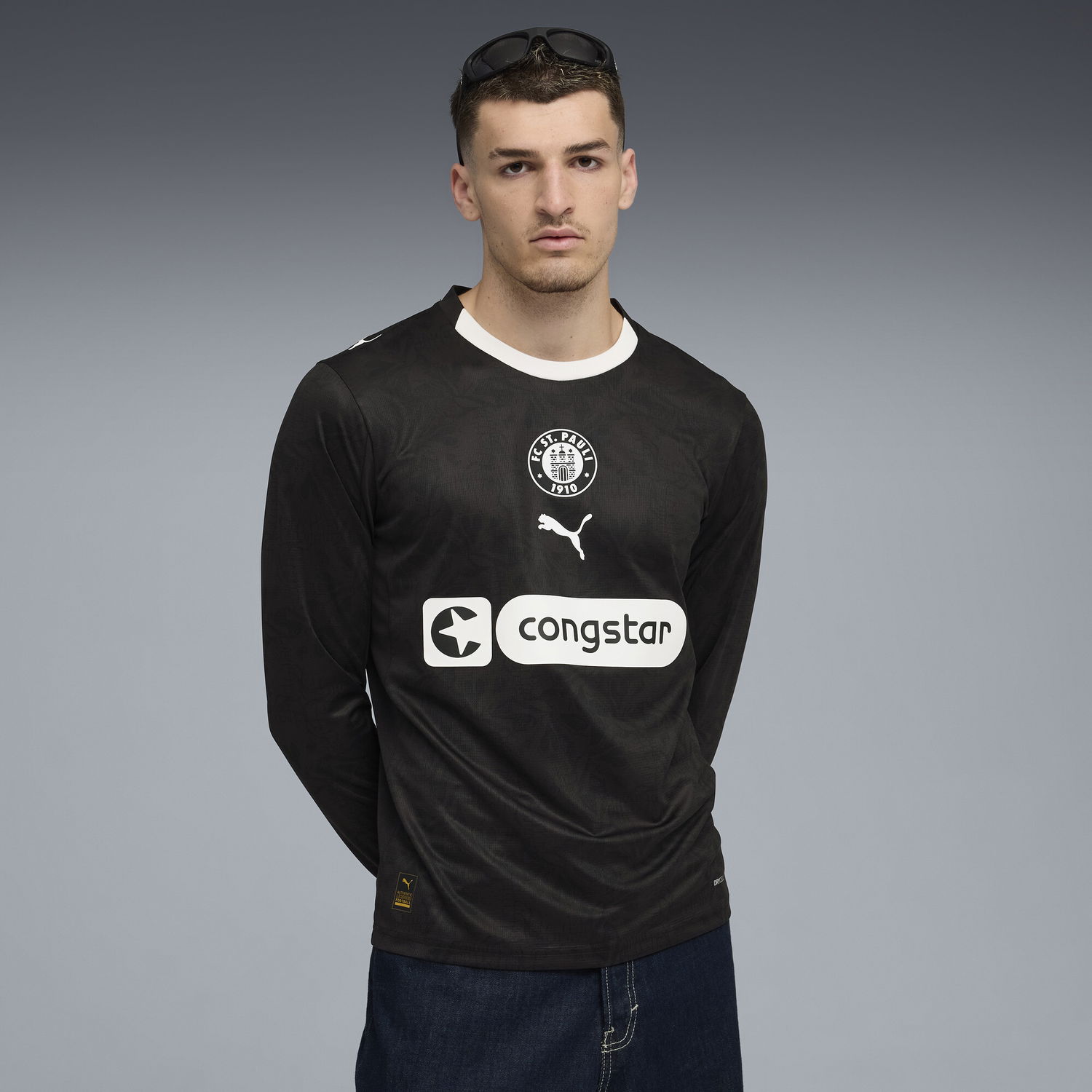 Фланелка Puma FC St. Pauli Third Replica Jersey Long Sleeve Черно | 783077_03, 1