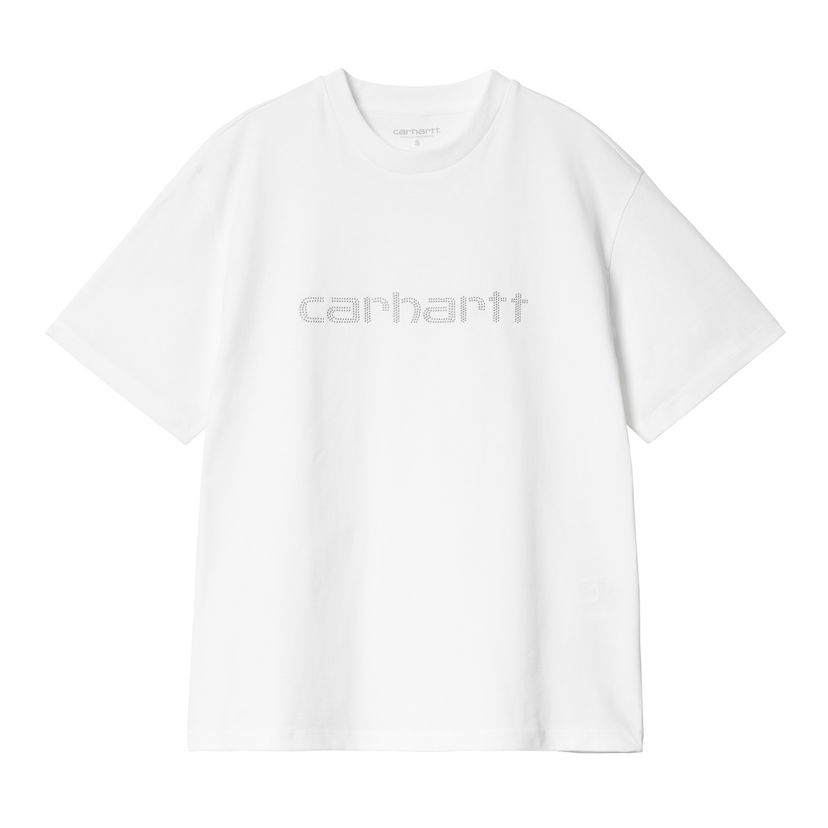 Тениска Carhartt WIP Short Sleeve Rivet Script T-Shirt Бяло | I034406_7