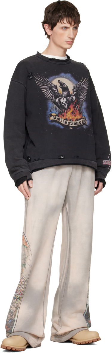 Суитчър Who Decides War Who Decides War Moon Sweatshirt Черно | 1110480002FW25, 3