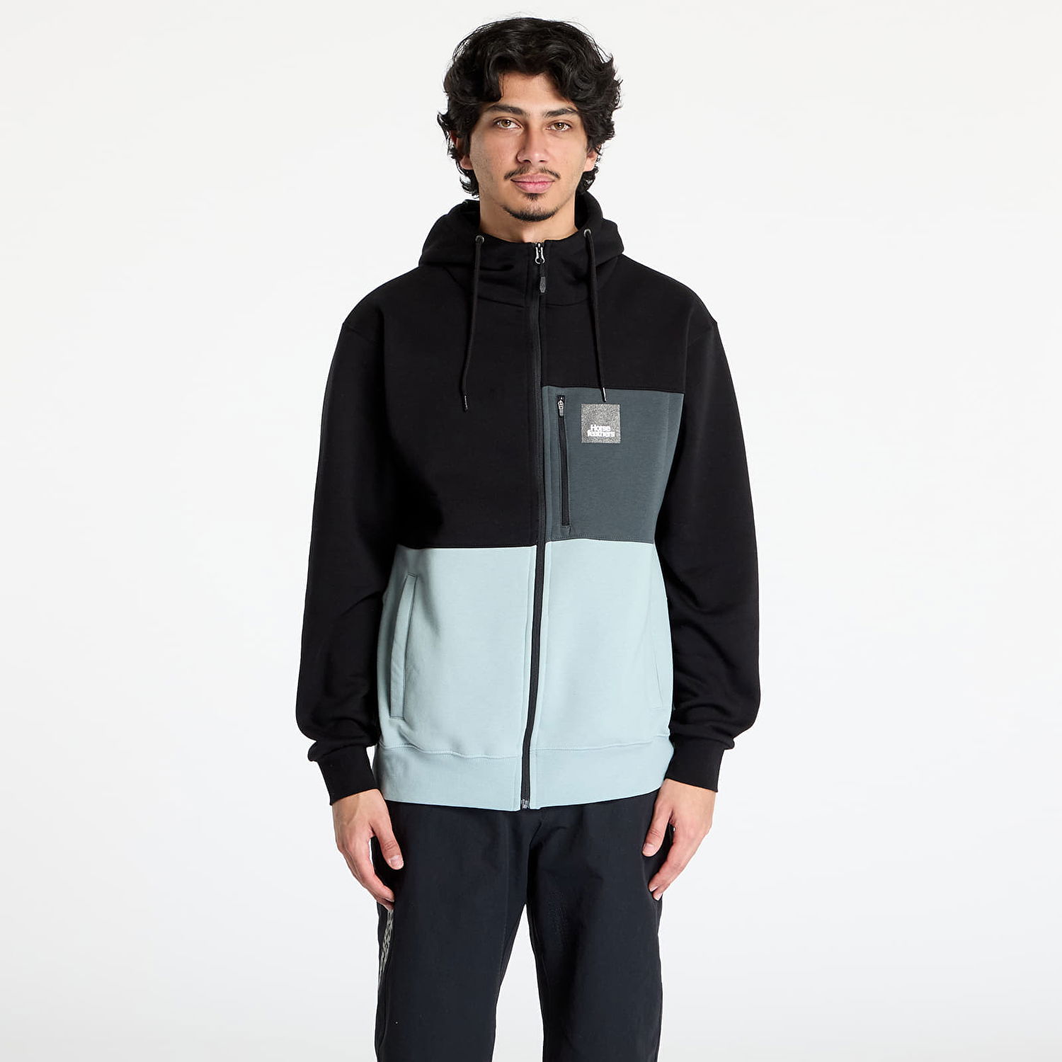 Суитчър Horsefeathers Horsefeathers Vick Zip Hoodie Черно | SM1321J, 0
