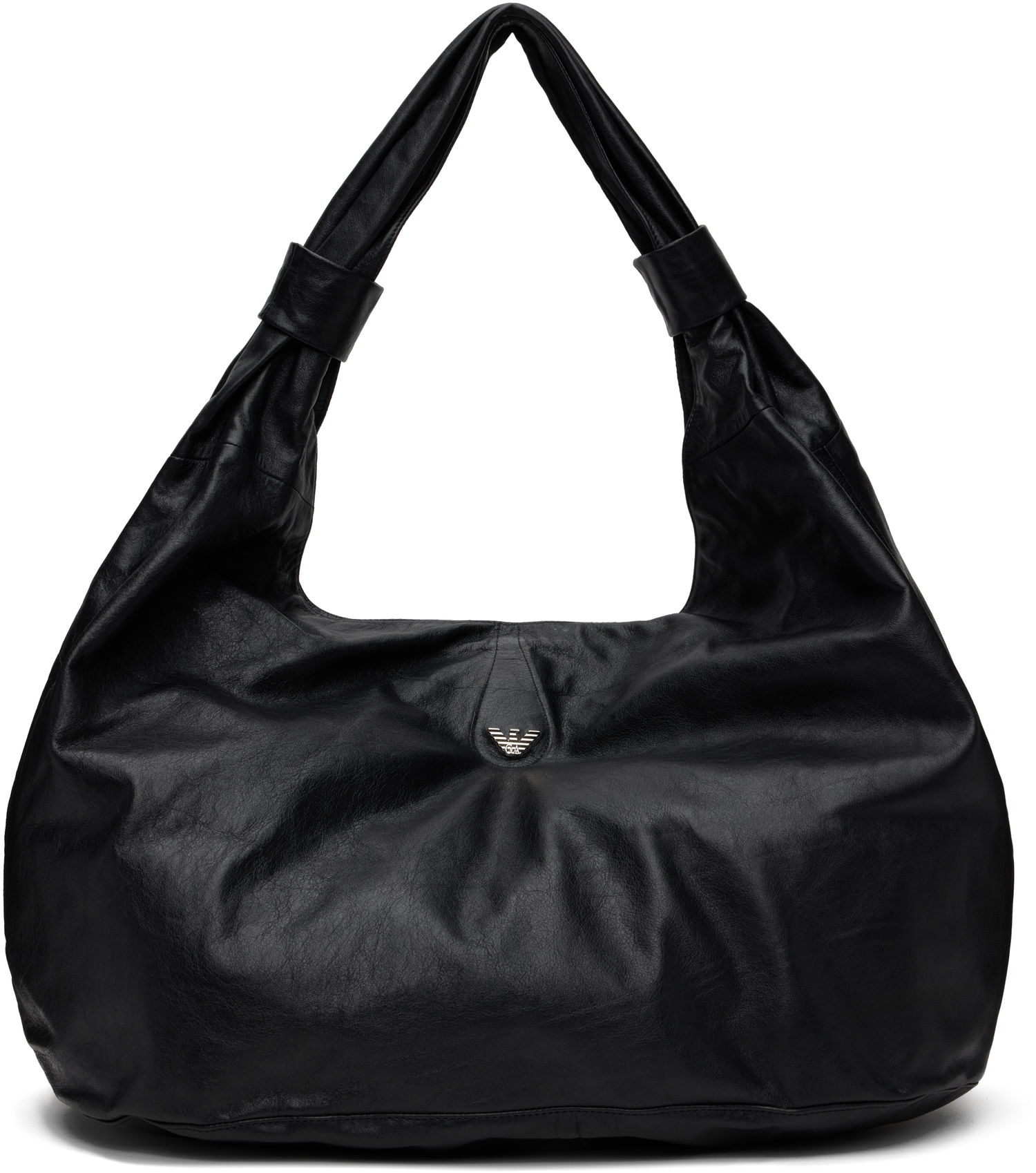 Дамска чанта OUR LEGACY Emporio Armani Leather Goccia Bag Черно | WS2258GM, 0