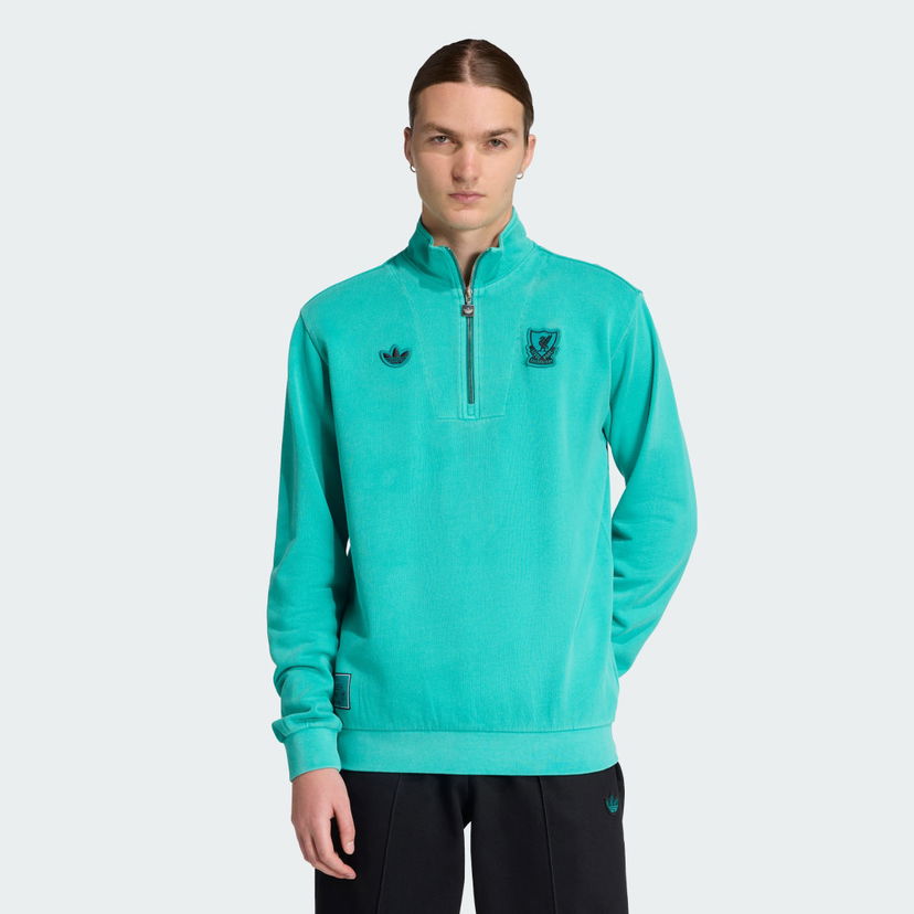 Суитчър adidas Performance Top Liverpool FC Terrace Icons Тюркоазено | JX0668