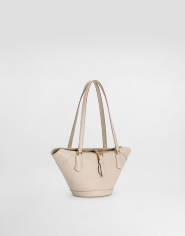 Дамска чанта Dolce & Gabbana Dolce & Gabbana Capri Coffa Calfskin Bag Бежово | BB7815AK27480004, 1