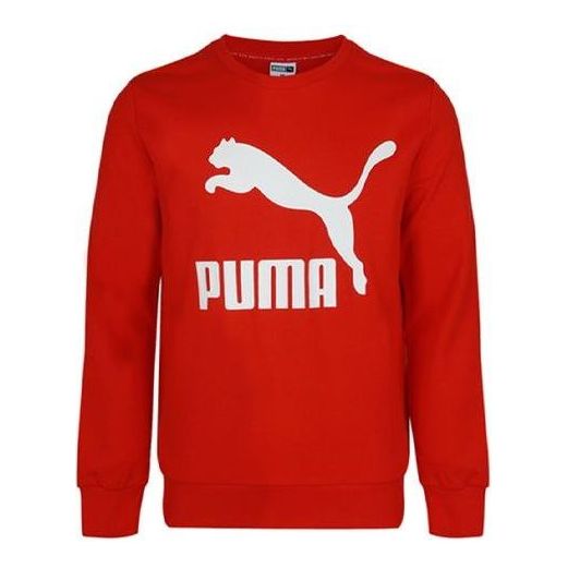 Пуловер Puma Essentials Fleece Crew Sweatshirt Червено | 595892-11, 0