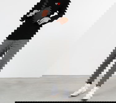 Пуловер Comme des Garçons PLAY Knit Черно | P1N068 black, 2