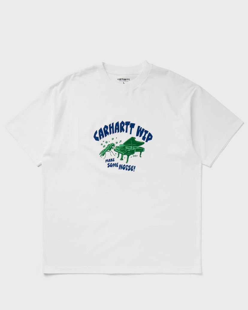 Тениска Carhartt WIP S/S Noise Tee Бяло | I033666-02.XX