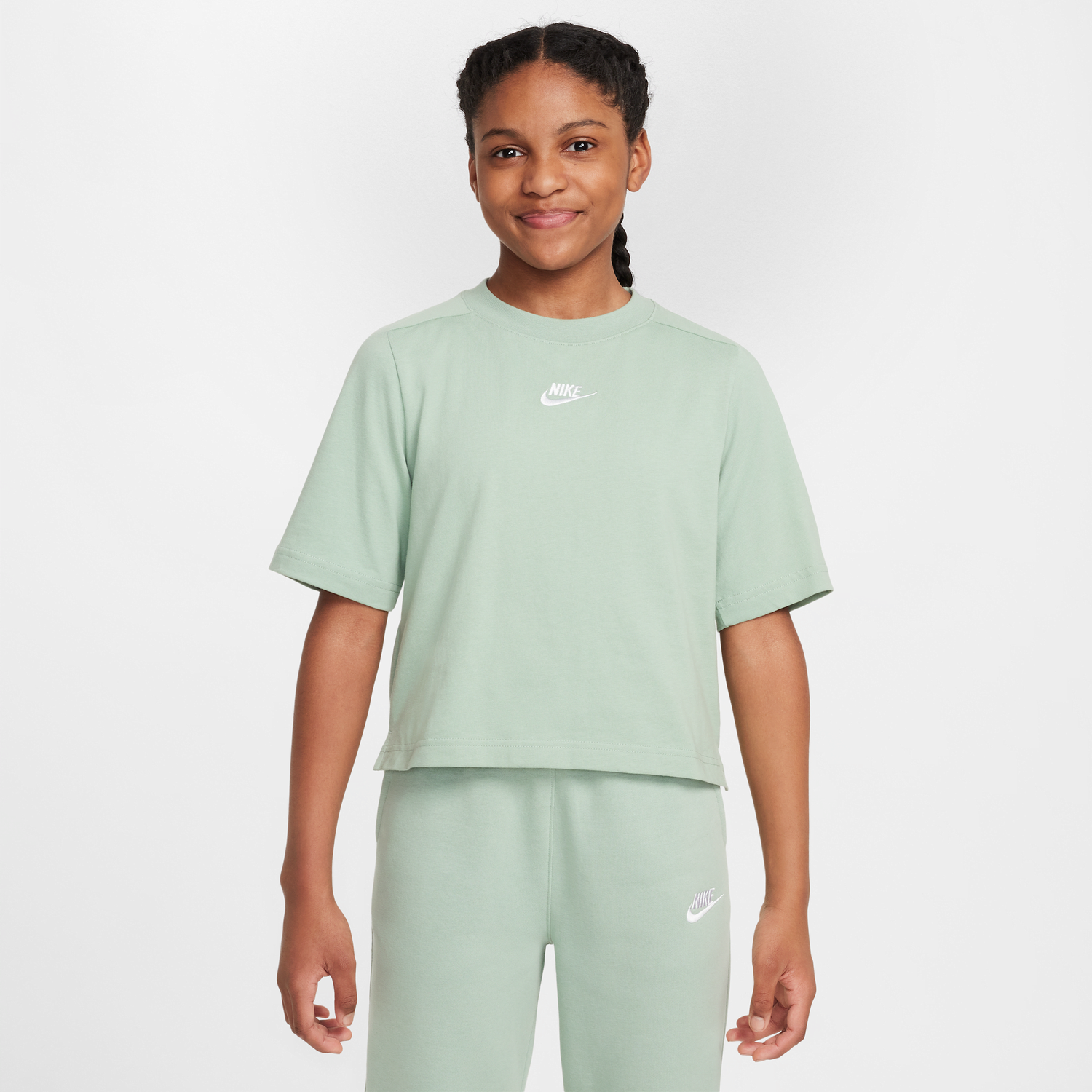 Съкратен топ Nike Nike Sportswear Short Sleeve T-Shirt Зелено | FN8589-037, 0