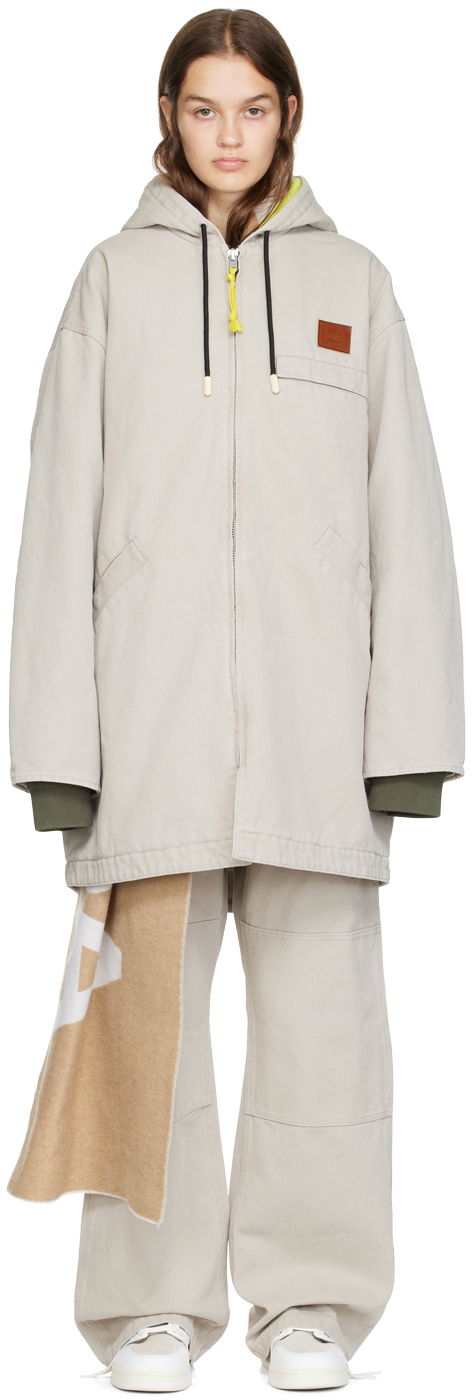 Парка Acne Studios Ozon Parka Бежово | C90099-, 0