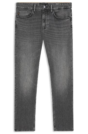Дънки BOSS Delaware Slim-Fit Soft-Motion Jeans Сиво | 50549525