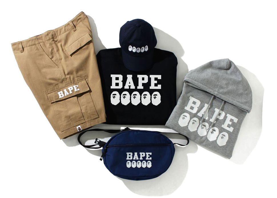 Чанта за кръста BAPE Summer Bag Go Skate Pack Тъмно синьо | 1H70-182-002, 0