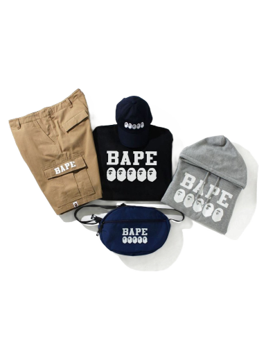 Чанта за кръста BAPE Summer Bag Go Skate Pack Тъмно синьо | 1H70-182-002