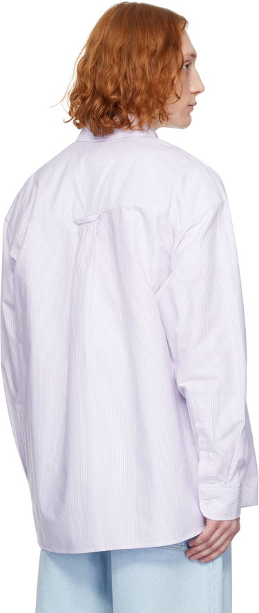 Риза Studio Nicholson Studio Nicholson Ruskin Striped Shirt Лилаво | RUSKIN SNM - 1152, 2