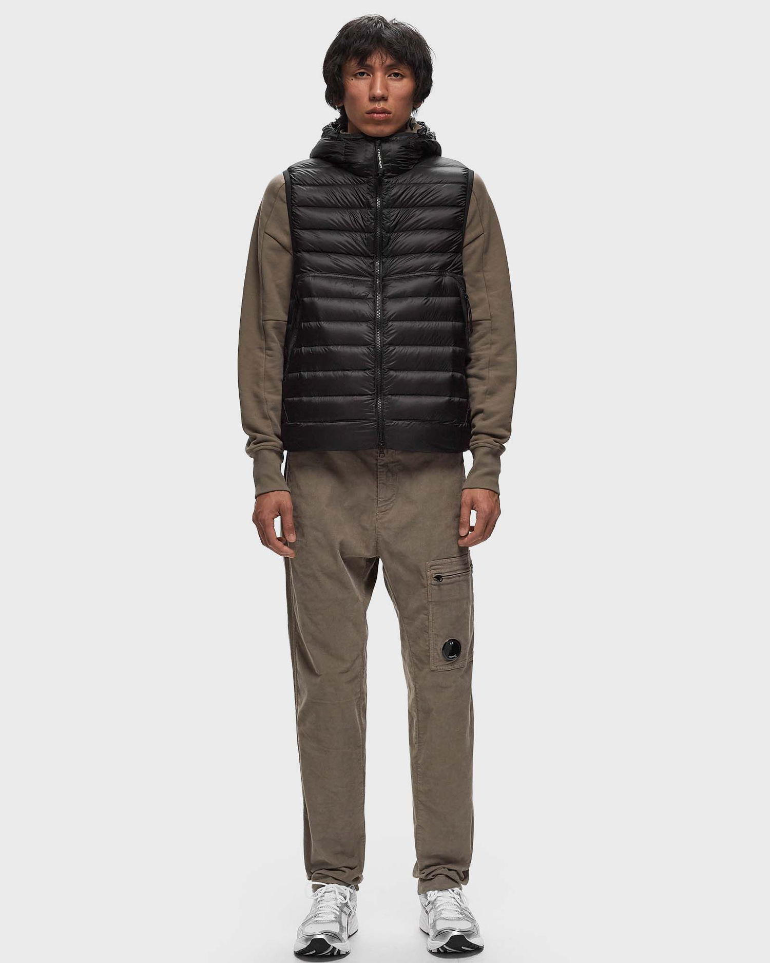 Карго панталони C.P. Company CORDUROY LENS CARGO PANTS Кафяво | 17CMPA123A006410O-359, 1