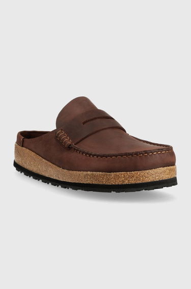 Кецове и обувки Birkenstock Naples Mule Habana Oiled Leather Кафяво | 1025033, 1