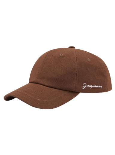 Script Logo Cap Brown