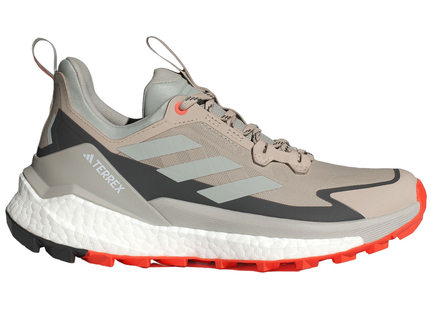 Кецове и обувки adidas Performance Terrex Free Hiker 2.0 Low Wonder Beige Core Black Semi Impact Orange W Сиво | IE5121, 0